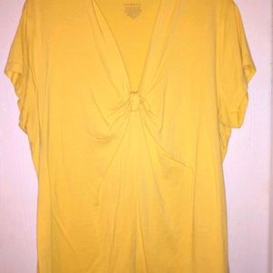 Yellow Short Sleeve Top